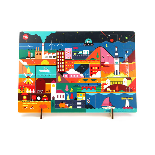 Studio Kars + Boom Design puzzel thema 'Nacht' Studio Kars