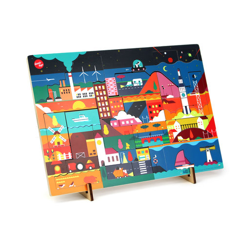 Studio Kars + Boom Design puzzel thema 'Nacht' Studio Kars