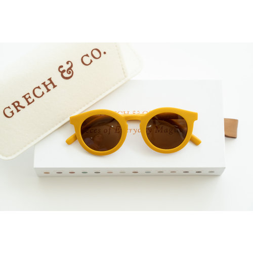 Grech & Co Polarized Sunglasses Golden