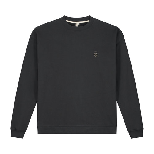 Gray label Sweater lange mouw zwart volwassenen