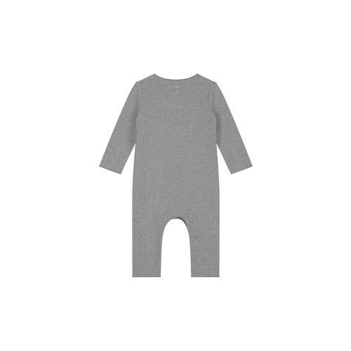 Gray label Baby pakje met drukknoopjes grijs melange