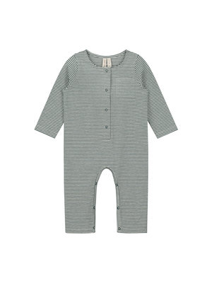 Gray label Baby Long Sleeve Playsuit Blue Grey Cream