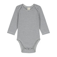 Baby Long Sleeve Onesie Blue Grey Cream