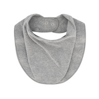 Baby Bib Grey Melange