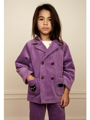 Mini Rodini Corduroy Blazer Purple