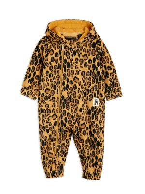 Mini Rodini Leopard Fleece Onesie