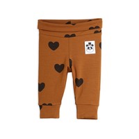 Basic hearts newborn leggings