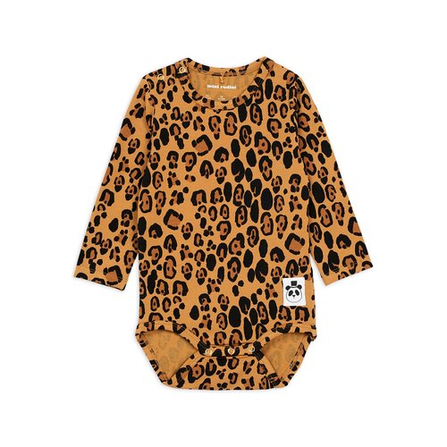 Mini Rodini Basic leopard long sleeve body