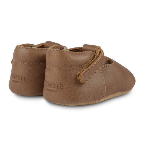 Donsje Baby schoentje Elia Lining cognac