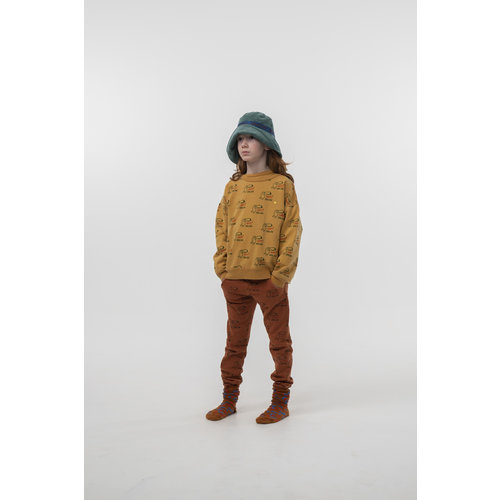 Bonmot Organic Sweatshirt All Over Toucan Mustard