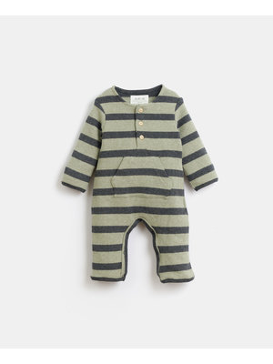 Play up Jumpsuit Striped Green