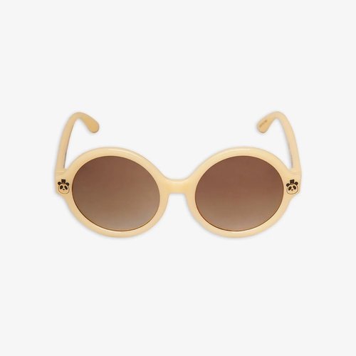 Mini Rodini Round Sunglasses Beige