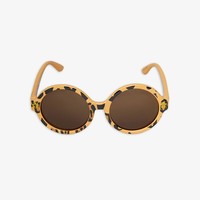 Round Sunglasses Leopard