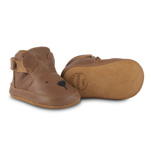 Donsje Baby schoentje Bear Cognac Classic Leather