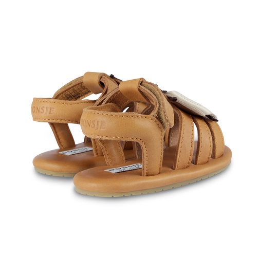 Donsje Baby sandalen bij in camel classic leather