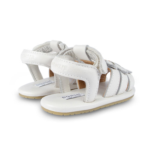 Donsje Baby sandalen daisy in off white leather