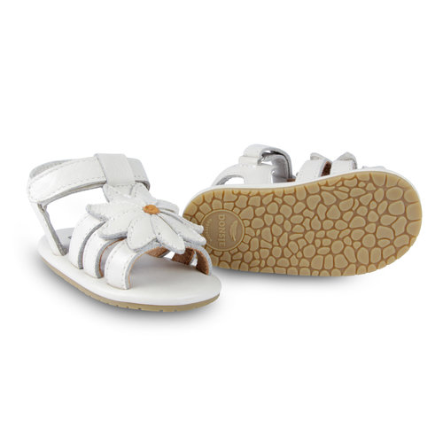 Donsje Baby sandalen daisy in off white leather