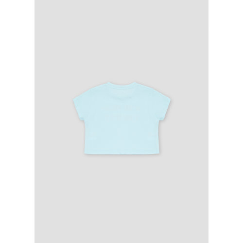 the new society Baby t-shirt met logo print