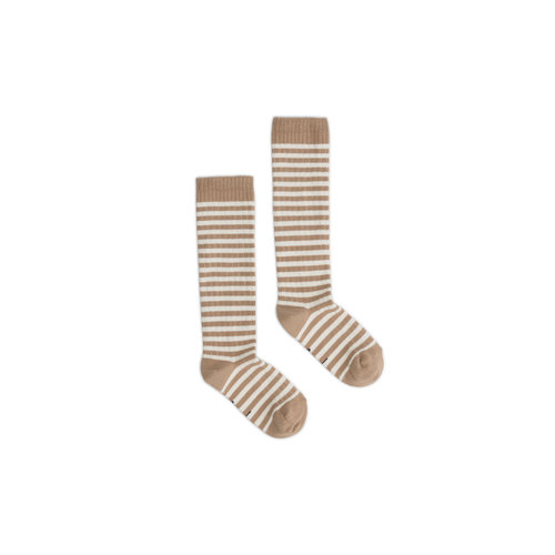 Gray label Long ribbed socks Biscuit / Cream