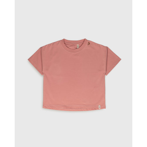 BONNIE & THE GANG Relaxt T-shirt in roze kleur