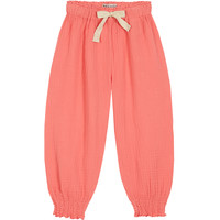 Pink Cotton Gauze Trousers Sushi