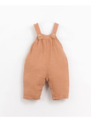 Play up Linen Jumpsuit with Frill on the Back Scent