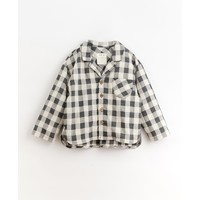 Vichy Woven Shirt Charcoal