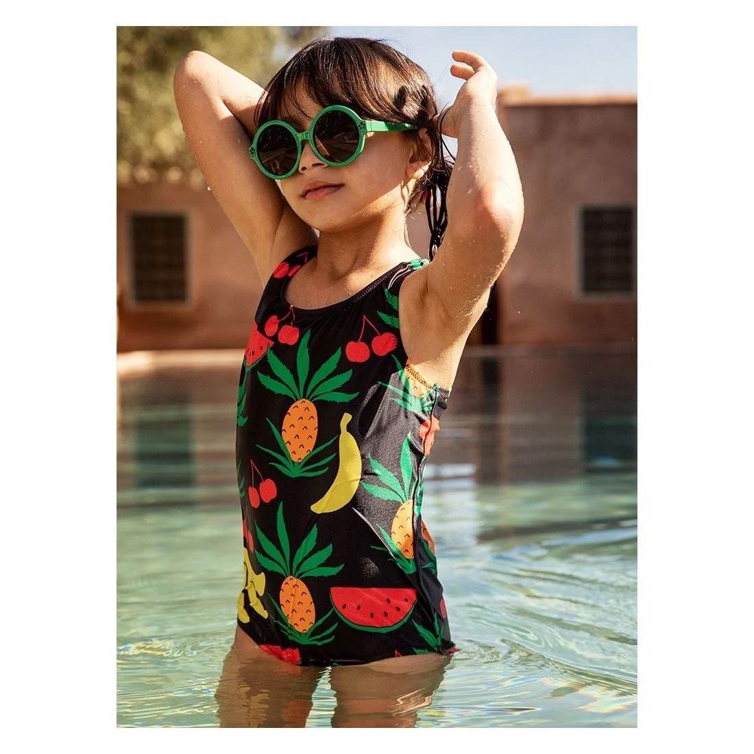 Mini Rodini swim suit fruits