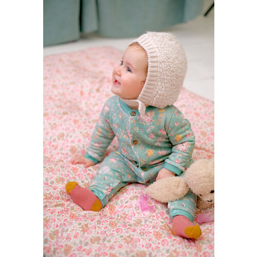 Louise Misha Baby fleece pakje in bloemenprint