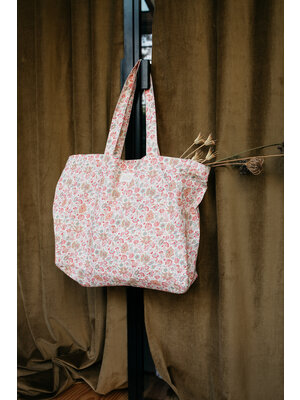 Louise Misha Tote Bag Beverly Cream Flower Fields