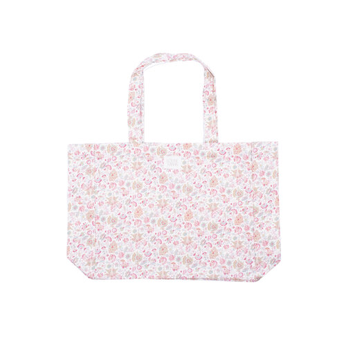 Louise Misha Tote bag met prachtige roze bloemenprint