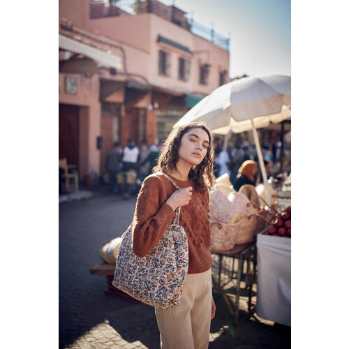 Louise Misha Tote bag met prachtige kleurrijke bloemenprint