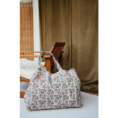 Louise Misha Tote bag met prachtige kleurrijke bloemenprint