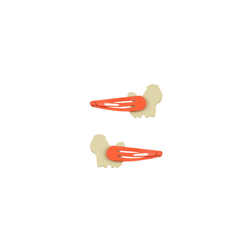 Tinycottons Set van 2 haarclips met poedel