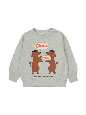 Tinycottons Tiny Chamonix Poodles Sweatshirt Grey