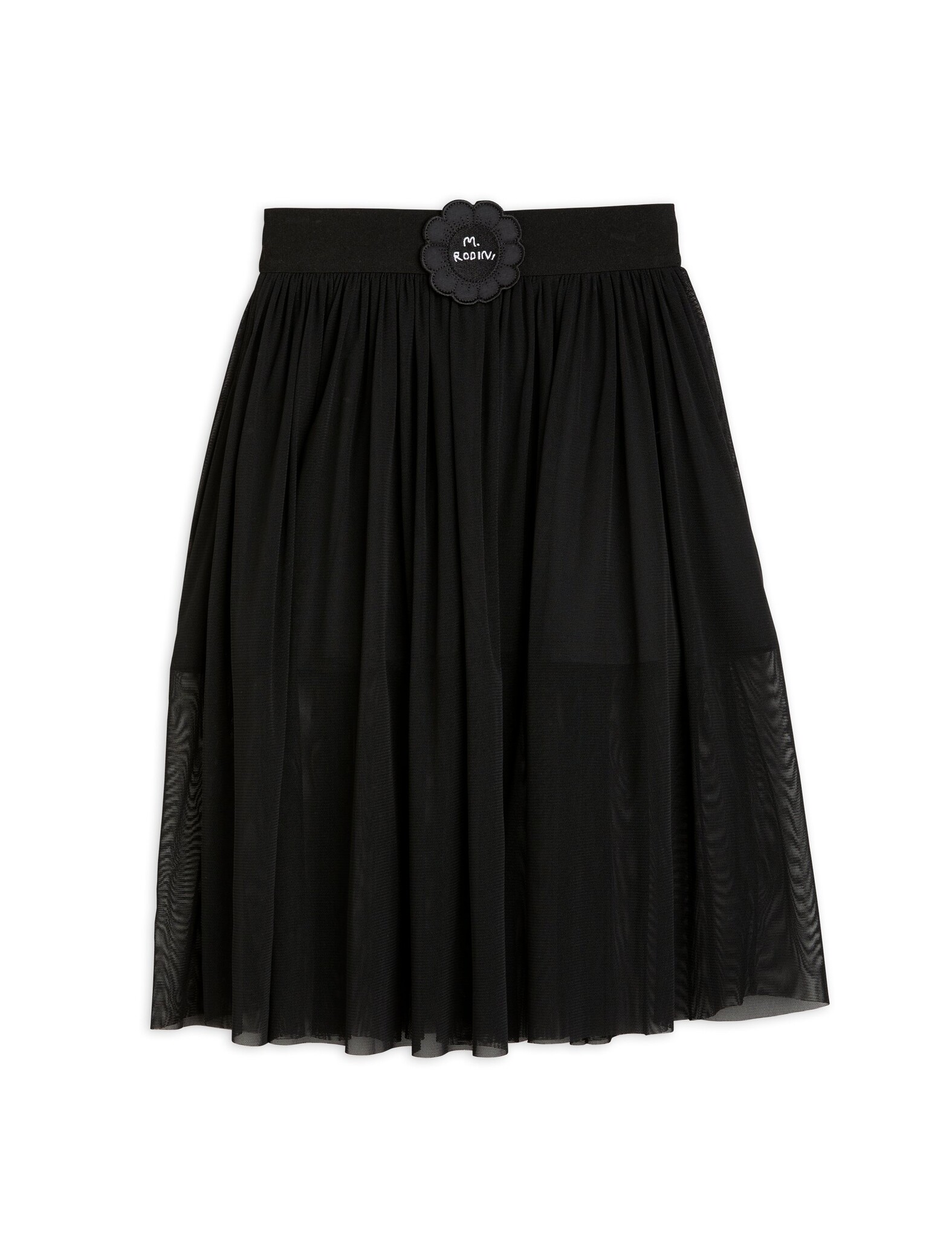 Fleurtje BelleFleur Mini Rodini Bat flower tulle skirt black