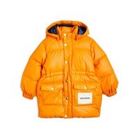 Heavy puffer jacket orange