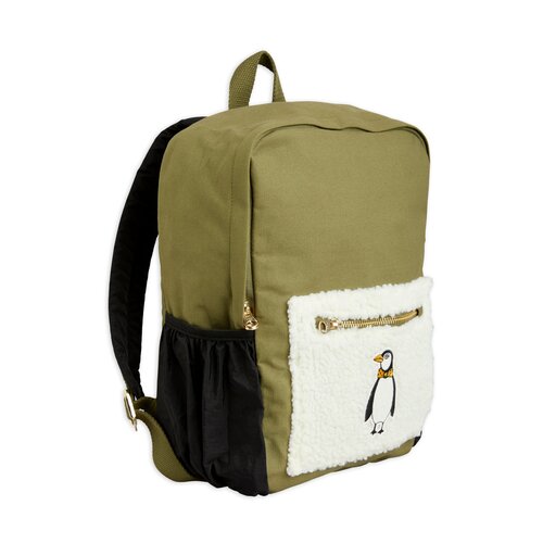 Mini Rodini Penguin embroidered backpack