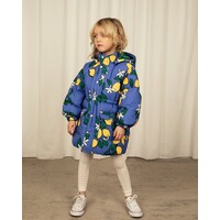 Lemons heavy puffer jacket blue