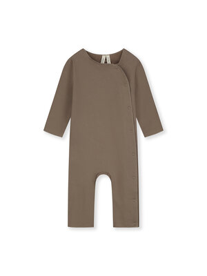 Gray label Baby Suit with Snaps Brownie