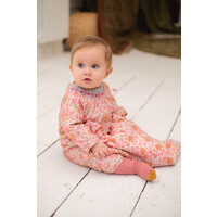 Lounisa jumpsuits cream flower fields