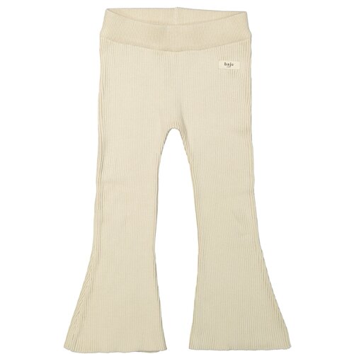 Baje studio May flared knitted pants sand