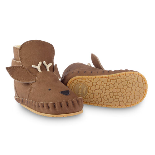 Donsje Baby schoentje Stag Hazelnut Nubuck