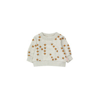 Tiny Stars Baby Sweatshirt Light Grey