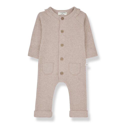 1 + in the family Marie Girly Jumpsuit Nude