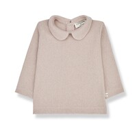 Angelica Collar Blouse Nude