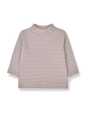 1 + in the family Kros Tourtle Neck T-shirt Nude Mauve