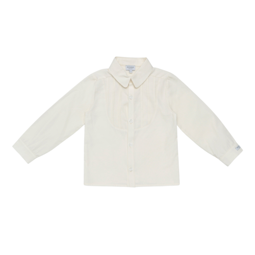 Donsje Witte tuxedo shirt in off-white