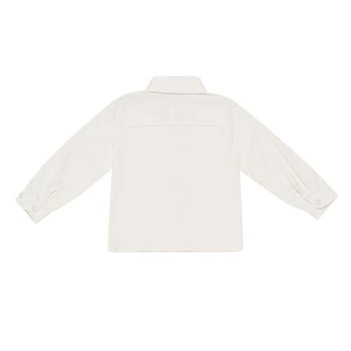 Donsje Witte tuxedo shirt in off-white