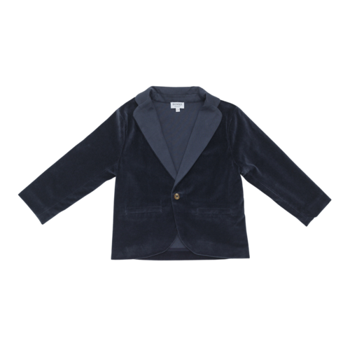 Donsje Tuxedo blazer in donker blauw